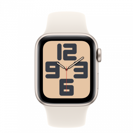 Apple Watch SE2 v3 Cellular 40mm Starlight Alu Case with Starlight Sport Band - M/L [1]
