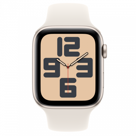 Apple Watch SE2 v3 Cellular 44mm Starlight Alu Case with Starlight Sport Band - S/M [1]