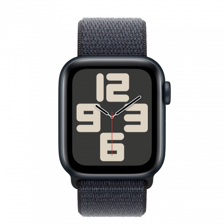 Apple Watch SE2 v3 GPS 40mm Midnight Alu Case with Ink Sport Loop [2]