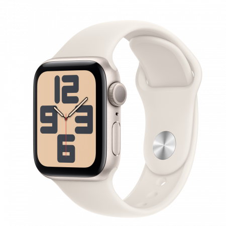Apple Watch SE2 v3 GPS 40mm Starlight Alu Case with Starlight Sport Band - S/M [0]