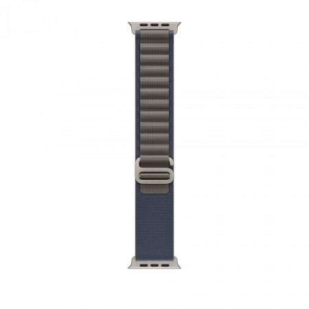 Apple Watch Ultra2 Cellular, 49mm Titanium Case w Blue Alpine Loop - Large [3]