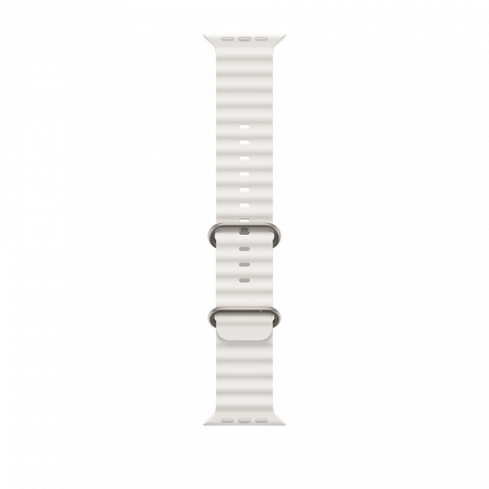 Apple Watch Ultra2 Cellular, 49mm Titanium Case w White Ocean Band [3]