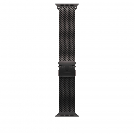 Apple Watch Ultra2 v2 Cellular 49mm Black Titanium Case with Black Titanium Milanese Loop - L [1]