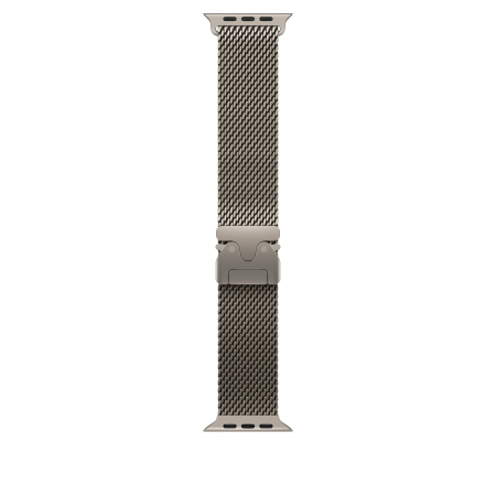 Apple Watch Ultra2 v2 Cellular 49mm Natural Titanium Case with Natural Titanium Milanese Loop - L [2]