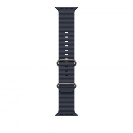 Apple Watch Ultra2 v2 Cellular 49mm Natural Titanium Case with Navy Ocean Band [2]