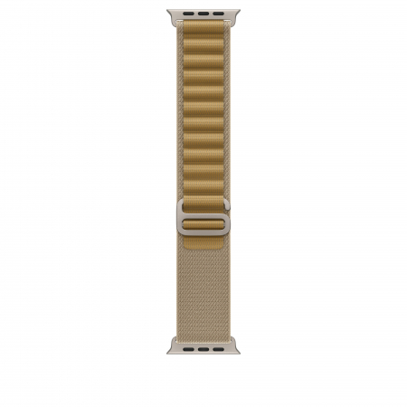 Apple Watch Ultra2 v2 Cellular 49mm Natural Titanium Case with Tan Alpine Loop - Large [2]