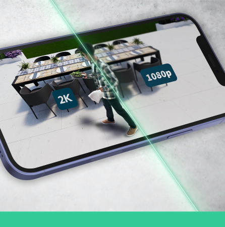 Arlo Essential (Gen.2) 2K Outdoor Security Camera - 3 Camera Kit - White [8]