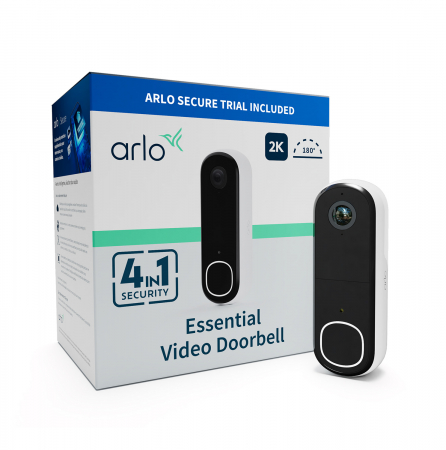 Arlo Essential (Gen.2) Video Doorbell 2K Security wireless - 1 Doorbell - White [7]