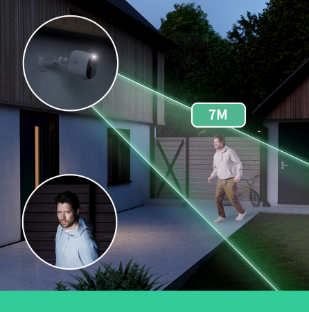 Arlo Essential Outdoor Security Camera - 3 Camera Kit - (Base station not included) - White [6]