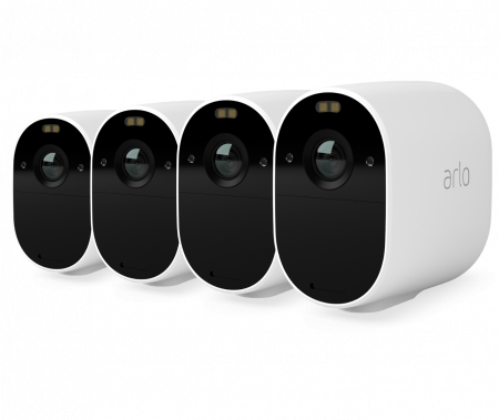 Arlo Essential Outdoor Security Camera - 4 Camera Kit - (Base station not included) - White [0]