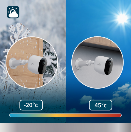 Arlo Pro 5 Outdoor Security Camera - 2 Camera Kit - (Base station not included) - White [6]