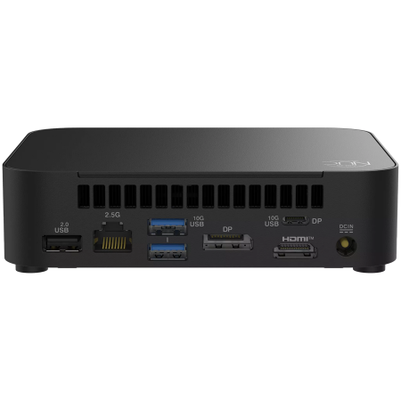 ASUS NUC 14 Essential/RNUC14MNK9700002/N97 Processor/1xDDR5-4800 SO-DIMM/5xUSB Type-A/2xUSB Type-C/3.5mm jack/ M.2 22x80 NVMe and SATA SSD/2,5Gbe LAN/1xHDMI/ 1x DP/no Storage/no RAM/WiFI6E AX211/no OS [1]