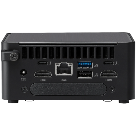ASUS NUC 14pro/RNUC14RVHU700002I/Intel Ultra 7 155H/Intel Arc graphics/4xUSB/M.2 22x80 NVMe; 22x42 NVMe/2.5'' SATA slot/2,5Gbe LAN/2xHDMI/ 2x Thunderbolt 4 (USB-C+DP)/no Storage/no RAM/AX211.D2WG.NV/n [2]