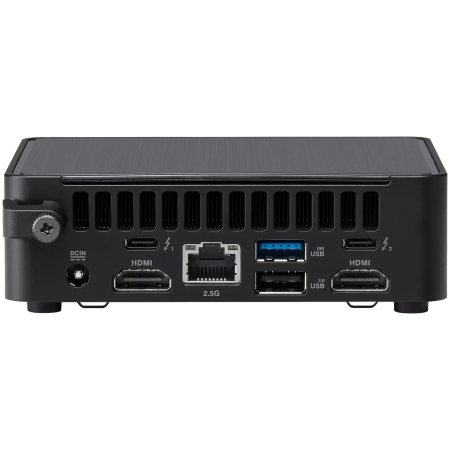 ASUS NUC 14pro/RNUC14RVHV700002I/Intel Ultra 7 165H vPro/Intel Arc graphics/4xUSB/M.2 22x80 NVMe; 22x42 NVMe/2.5'' SATA slot/2,5Gbe LAN/2xHDMI/ 2x Thunderbolt 4 (USB-C+DP)/no Storage/no RAM/AX211.D2WG [1]