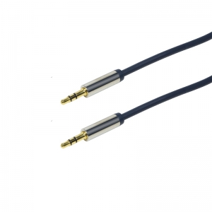 Telefoane & accesorii - Audio Cable 3.5 Stereo M/M, straight, 3,00m, blue "CA10300"
