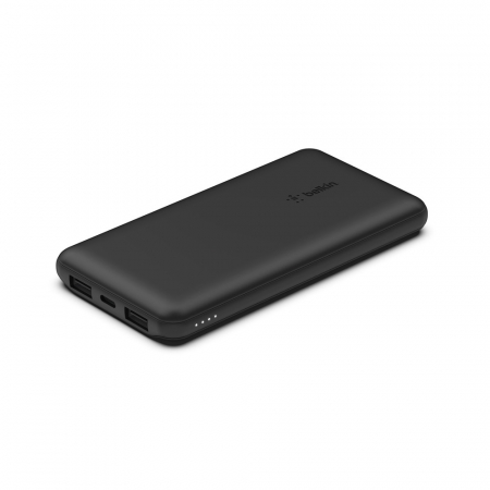 Belkin BOOST CHARGE (10000 mAH) Power Bank with USB-C 15W - Dual USB-A - 15cm USB-A to C Cable - Black [0]