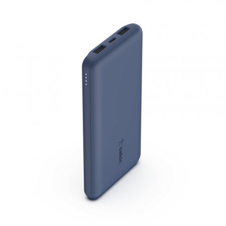 Belkin BOOST CHARGE (10000 mAH) Power Bank with USB-C 15W - Dual USB-A - 15cm USB-A to C Cable - Blue [4]
