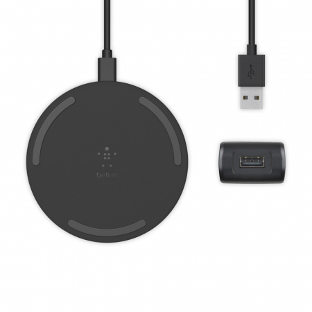 Belkin BOOST CHARGE 10W Wireless Charging Pad (AC Adapter Not Included) - Black [4]