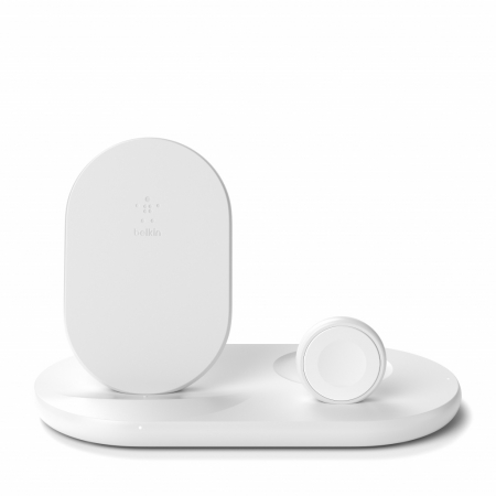 Belkin BOOST CHARGE 3-in-1 Wireless Charger for Apple Devices - White [0]
