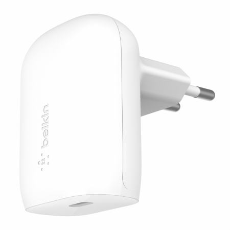 Belkin BOOST CHARGE 30W PD PPS Wall Charger + USB-C to USB-C Cable White [0]