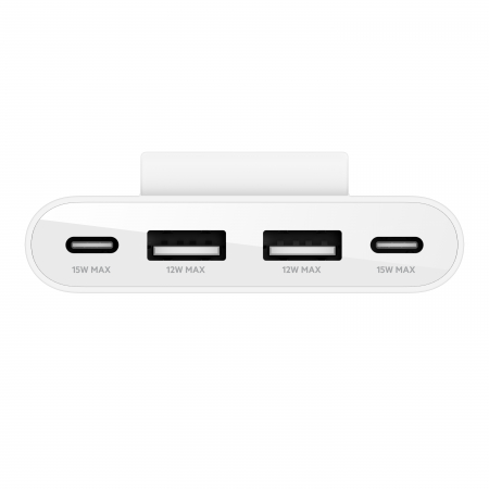 Belkin BOOST CHARGE 4-Port_USB Power Extender_- White [2]