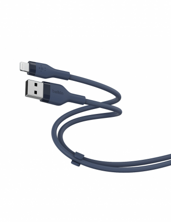 Belkin BOOST CHARGE Flex Silicone cable USB-A to Lightning - 2M - Blue [1]