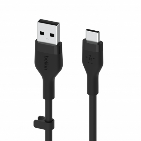 Belkin BOOST CHARGE Flex Silicone cable USB-A to USB-C - 1M - Black [3]