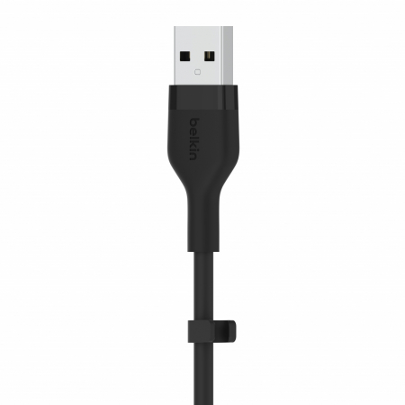 Belkin BOOST CHARGE Flex Silicone cable USB-A to USB-C - 3M - Black [2]