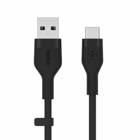 Belkin BOOST CHARGE Flex Silicone cable USB-A to USB-C - 3M - Black [0]