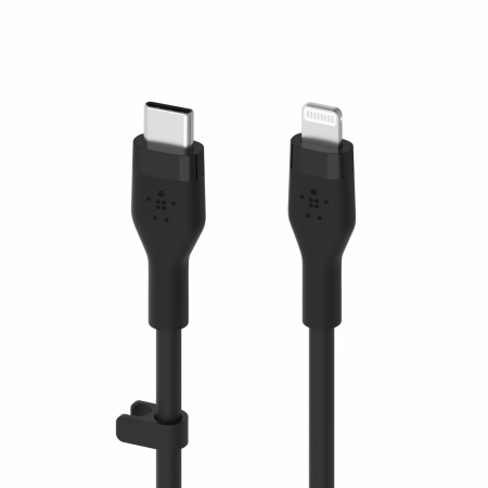 Belkin BOOST CHARGE Flex Silicone cable USB-C to Lightning - 2M - Black [3]