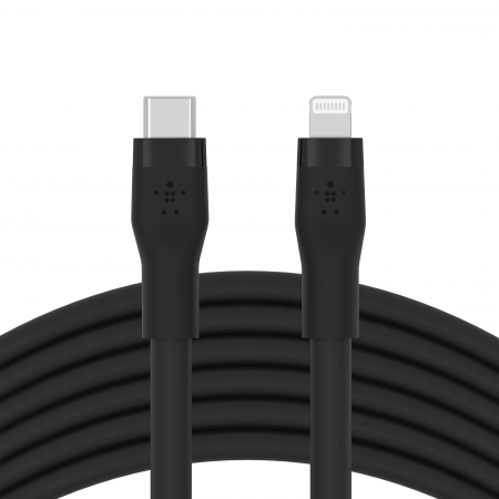 Belkin BOOST CHARGE Flex Silicone cable USB-C to Lightning - 3M - Black [3]