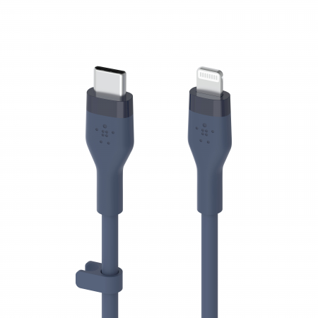 Belkin BOOST CHARGE Flex Silicone cable USB-C to Lightning - 3M - Blue [1]