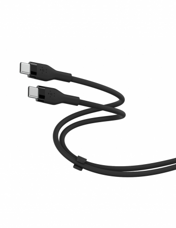 Belkin BOOST CHARGE Flex Silicone cable USB-C to USB-C 2.0 - 1M - Black [5]