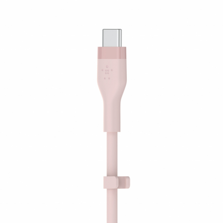 Belkin BOOST CHARGE Flex Silicone cable USB-C to USB-C 2.0 - 1M - Pink [2]
