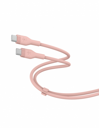 Belkin BOOST CHARGE Flex Silicone cable USB-C to USB-C 2.0 - 1M - Pink [4]