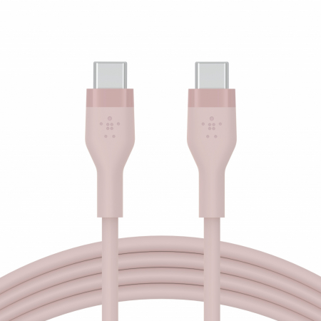 Belkin BOOST CHARGE Flex Silicone cable USB-C to USB-C 2.0 - 2M - Pink [1]