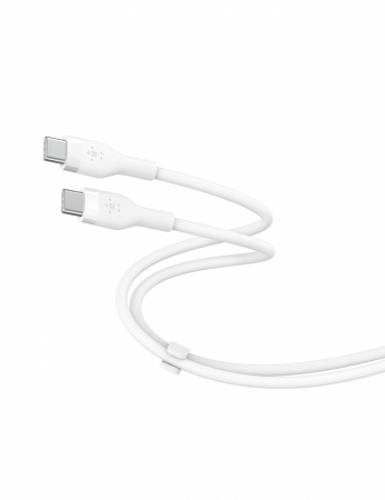 Belkin BOOST CHARGE Flex Silicone cable USB-C to USB-C 2.0 - 2M - White [5]