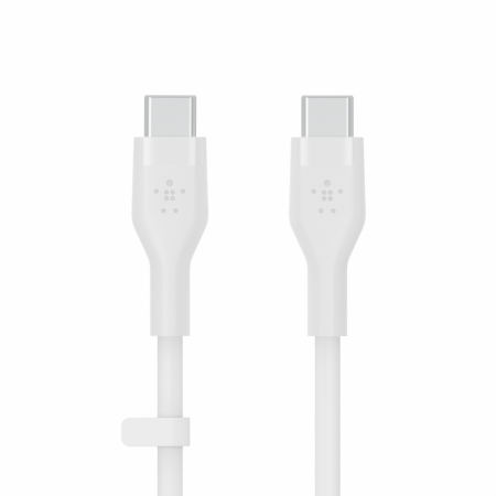 Belkin BOOST CHARGE Flex Silicone cable USB-C to USB-C 2.0 - 2M - White [0]