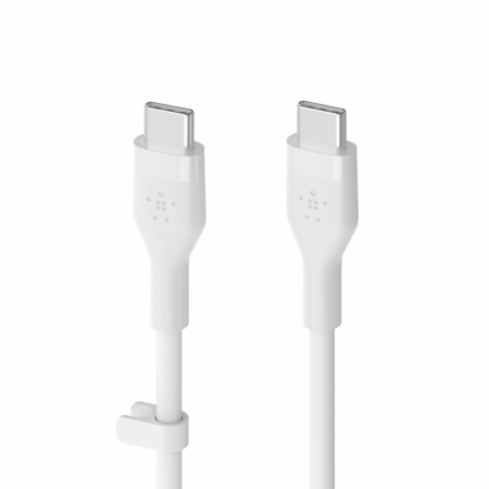Belkin BOOST CHARGE Flex Silicone cable USB-C to USB-C 2.0 - 2M - White [3]