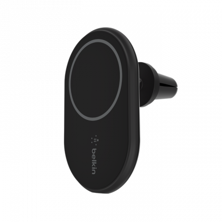 Belkin BOOST CHARGE Magnetic wireless Car Vent Mount + Car Charger- CLA - Black [1]