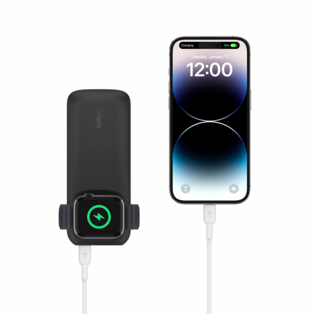 Belkin BOOST CHARGE Pro Fast Wireless Charger for Apple Watch + Power Bank 10K - Black [2]