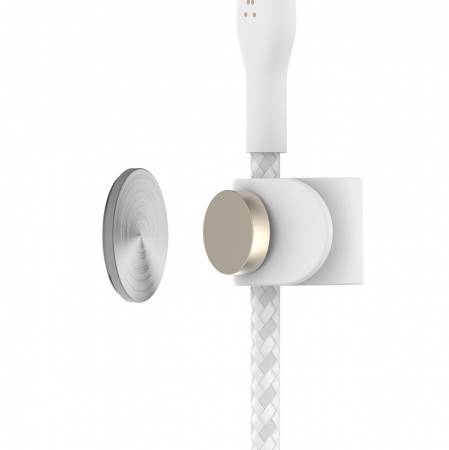 Belkin BOOST CHARGE PRO Flex USB-C to LTG, Braided Silicone Cable - 3M - White [3]