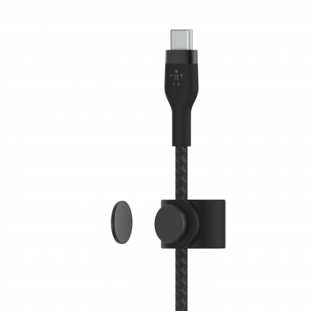 Belkin BOOST CHARGE PRO Flex USB-C to USB-C 2.0, Braided Silicone Cable - 3M - Black [1]