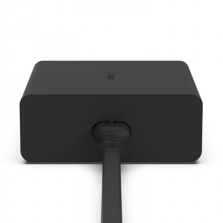 Belkin BOOST CHARGE PRO108W 4-Ports USB GaN Desktop Charger (Dual C and Dual A) and 2M Cord - Black [3]