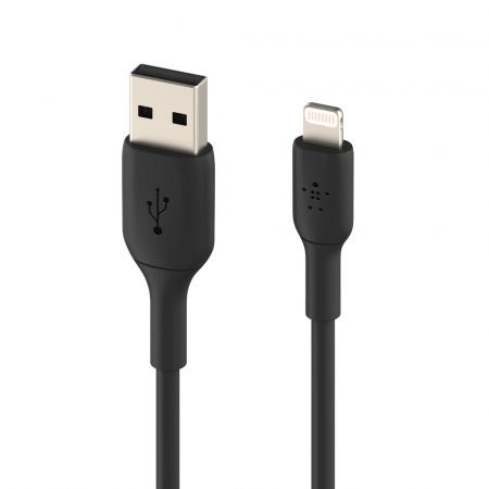iPad accessories - Belkin BOOST CHARGE USB-A to Lightning Cable, PVC - 0,15M - Black