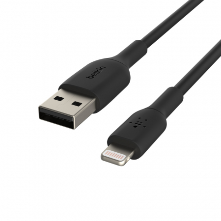 Belkin BOOST CHARGE USB-A to Lightning Cable, PVC - 2M - Black [4]