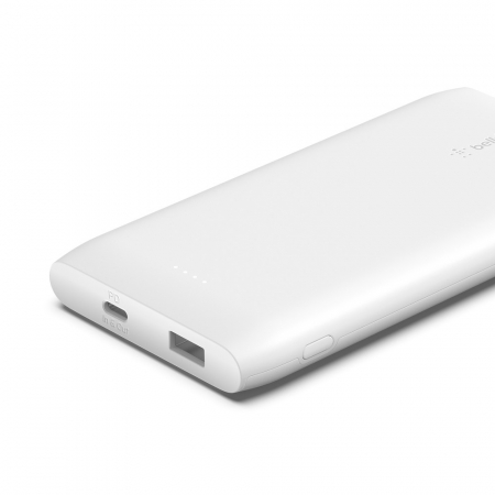 Belkin BOOST CHARGE USB-C PD Power Bank 10K + USB-C Cable - White [1]