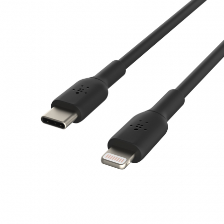 Belkin BOOST CHARGE USB-C to Lightning Cable, PVC - 1M - Black [5]