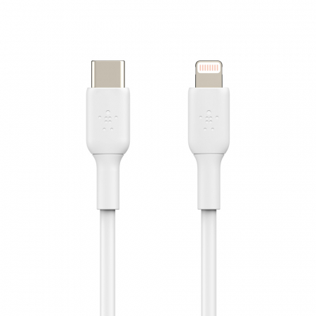 Belkin BOOST CHARGE USB-C to Lightning Cable, PVC - 1M - White [4]