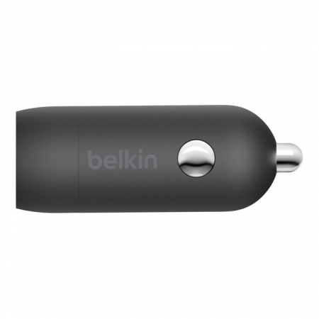 Belkin BoostCharge 30W USB-C Car Charger + USB-C to USB-C cable - Black [2]
